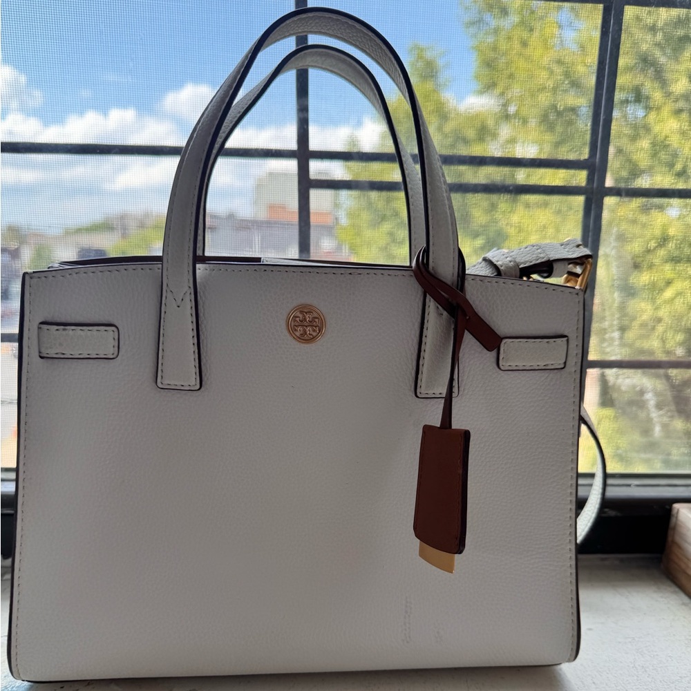 White Leather Handbag